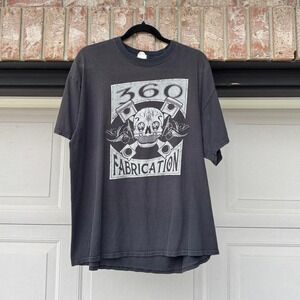 BLACK ATC "360 FABRICATION" GRAPHIC TEE